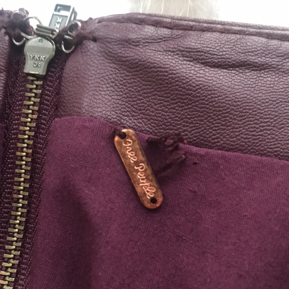 Faux Leather Mini Skirt - Picture 7 of 7